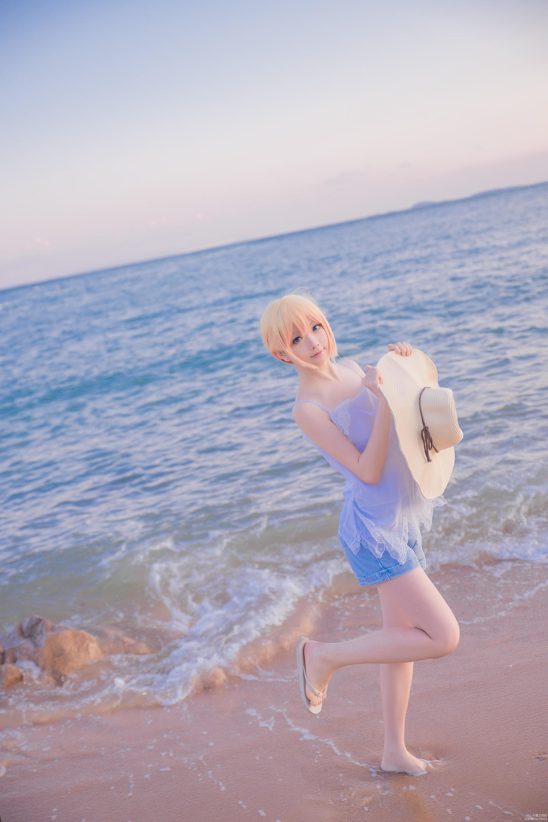 [网红Coser]星之迟迟《刀剑乱舞COS乱藤四郎》写真集插图4